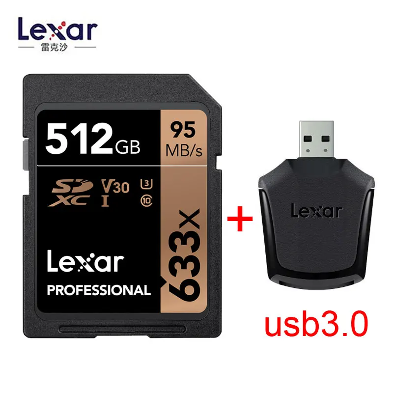  Original Lexar 95M/s 633x 16G 32GB U1 SDHC 64GB 128GB 256GB U3 SD Card SDXC Class 10 Memory Card Fo