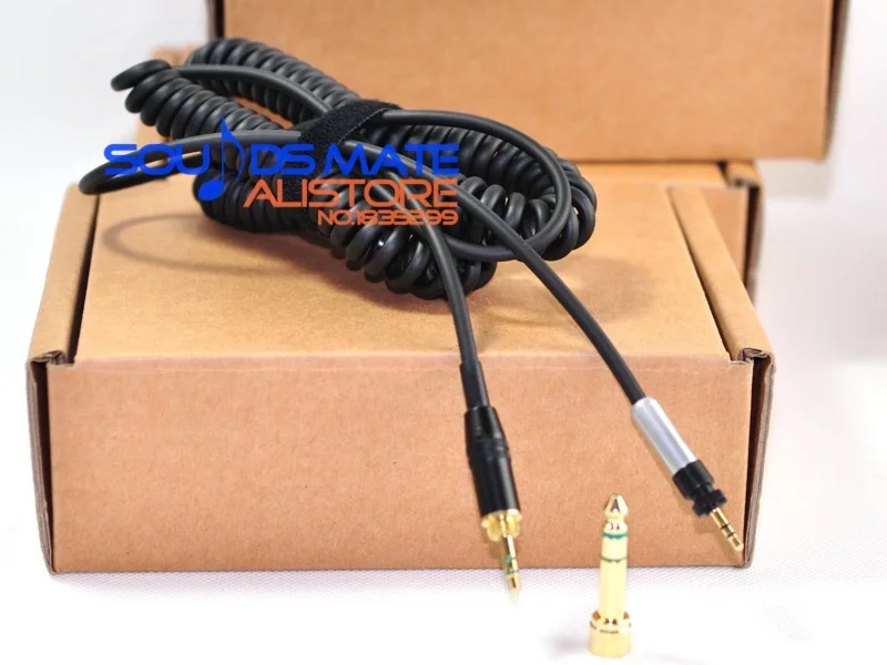 ONE piece hi end 6TC 6N OCC silver plated headphone cable 3 5mm Audio Stereo Cable
