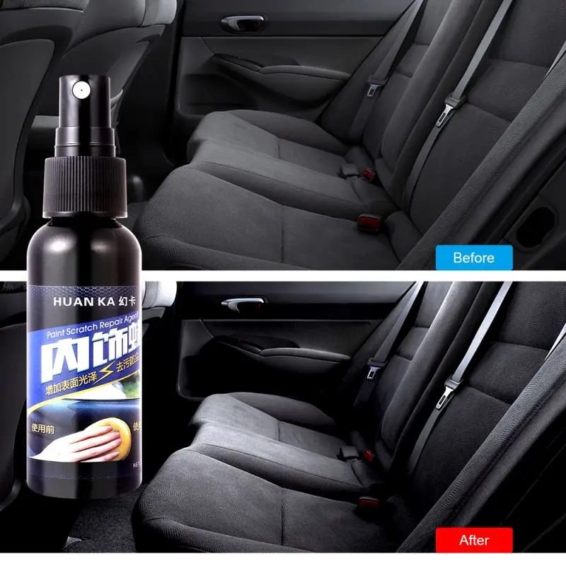Us 4 11 29 Off 50ml Auto Paint Polish Hydrophobic Coating Car Interior Leather Seats Glass Plastic Maintenance Clean Detergent Refurbisher In Paint
