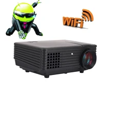 Revist 2000 Lumens LCD Projector Built-in Android WiFi Proyector Red/blue 3D LCD Home Theater LED Projector Support 1280×800