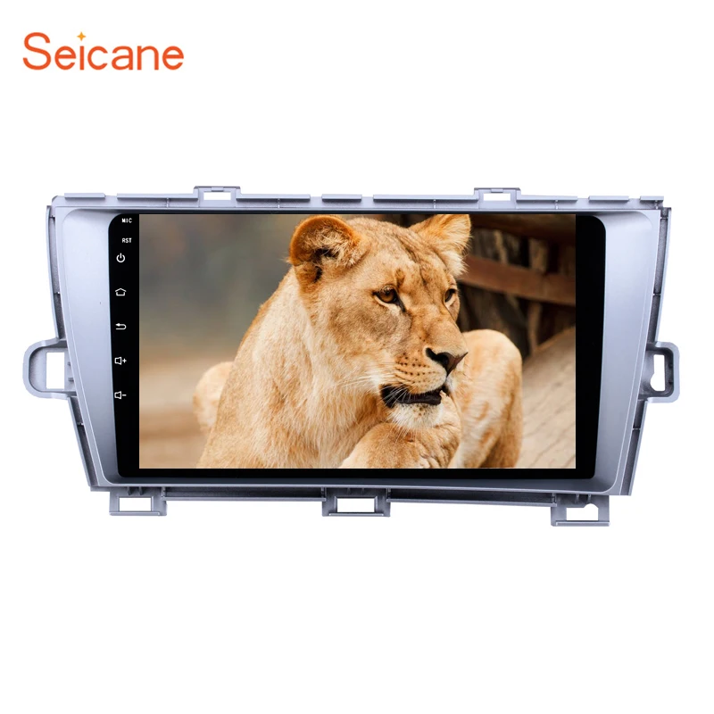 Sale Seicane 2Din Android 8.1 9" Head Unit Car Radio Stereo GPS car Multimedia Player For Toyota Prius 2009-2013 Left hand driver 0