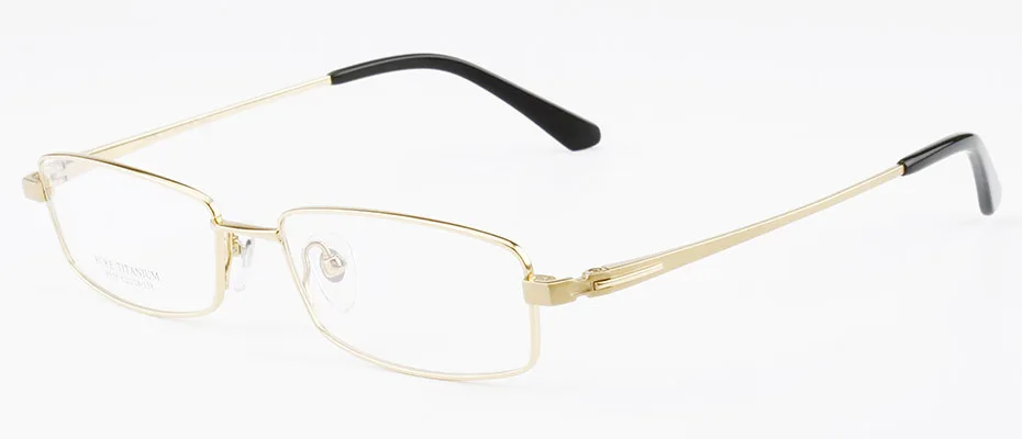 Boer Новое поступление удобные мужские деловые чистые титановые очки с полной оправой оправы для очков можно сделать очки по рецепту#8850
