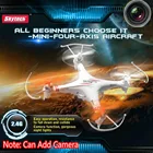 Save 6.5 on Skytech M62 M62R 2.4G 4CH RC Helicopter UFO With Blinking Led Color Light Ar.Drone M62R Drone RC Can Add Camera Fly indoor toys