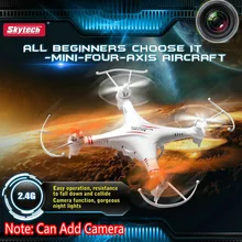 Skytech M62 M62R 2.4G 4CH RC Helicopter UFO With Blinking Led Color Light Ar.Drone M62R Drone RC Can Add Camera Fly indoor toys