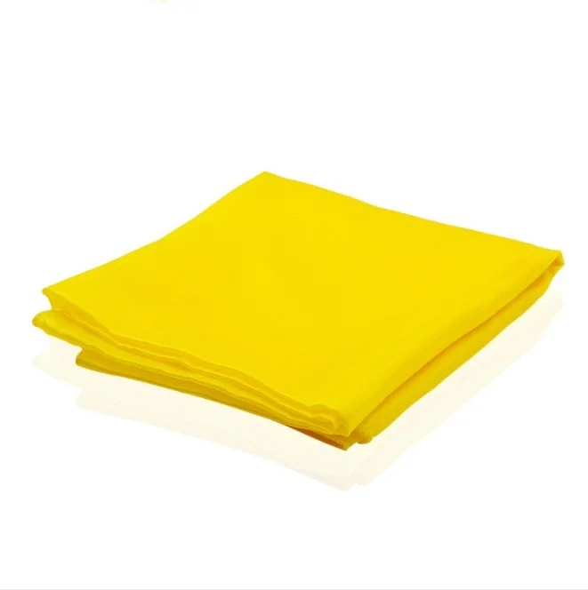 9 цветов 30*30 см цветной шелковый шарф волшебные фокусы обучения и образования волшебный шелк для карты prop YH1721 - Цвет: yellow