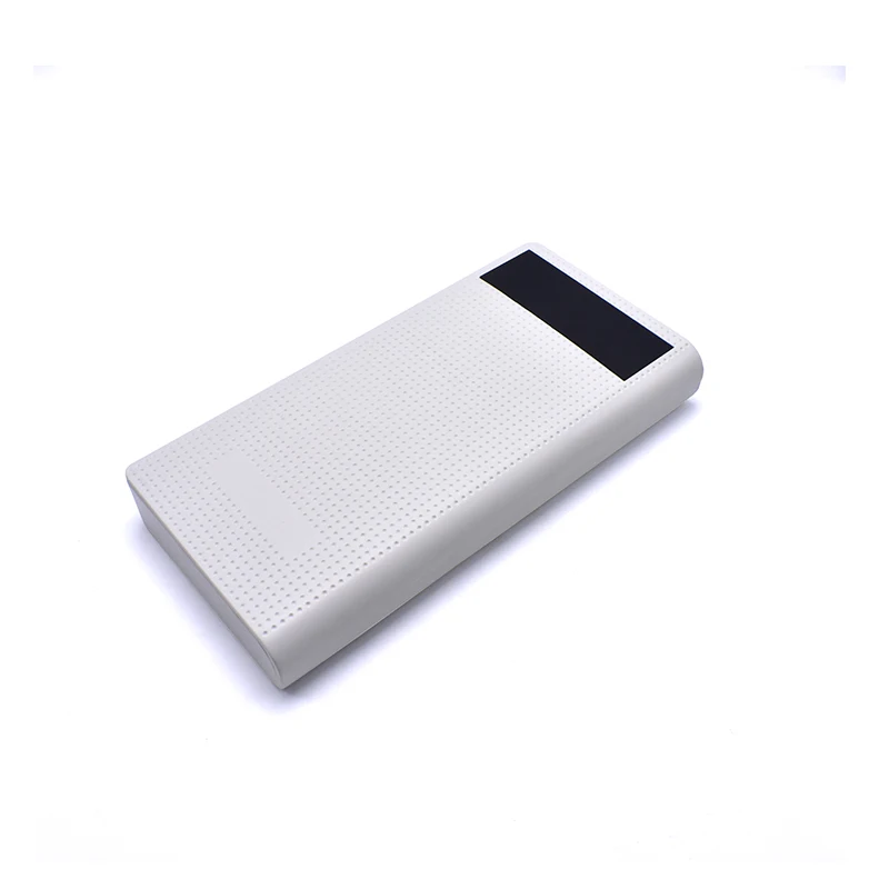 30000mAh power Bank с светодиодный дисплеем двойной usb зарядным аккумулятором внешний мобильный телефон зарядные устройства Портативные для IPhone X 8 - Цвет: Белый