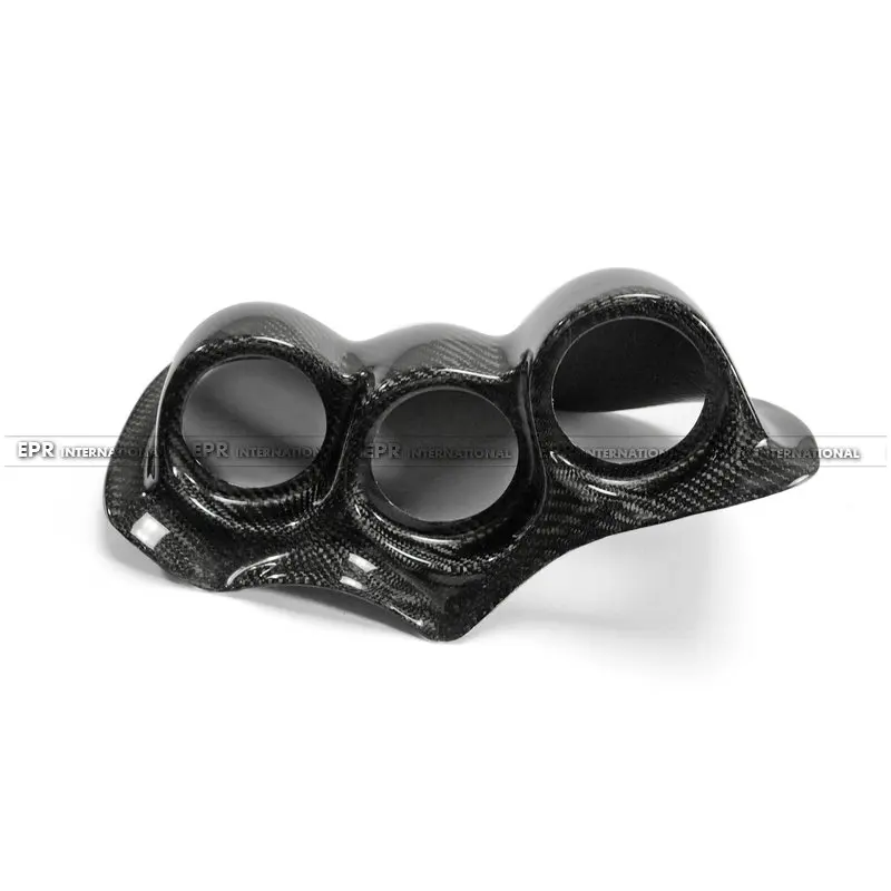 S15 Uras Type Dash Mount Triple Gauge Pod 60mm(RHD) CF(7)_1