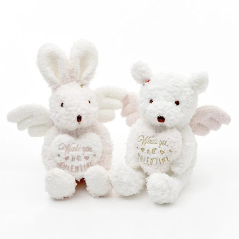 

Cute Cartoon Angel Bear Rabbit Plush Toy Doll Creative Senior Soft With Sleeping Plush Angel Bear Rabbit Doll Gift For Children