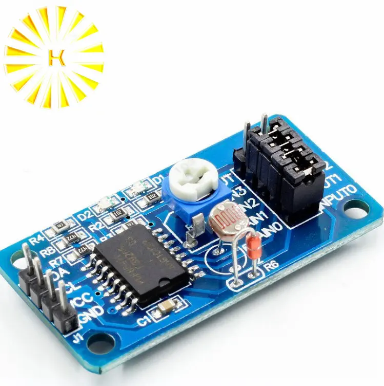 PCF8591 AD/DA converter module analog to digital to analog conversion