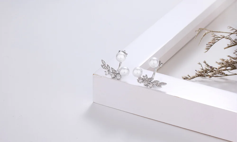 Женские серьги гвоздики из серебра 925 пробы с фианитами|fashion stud earrings|stud earringszircon