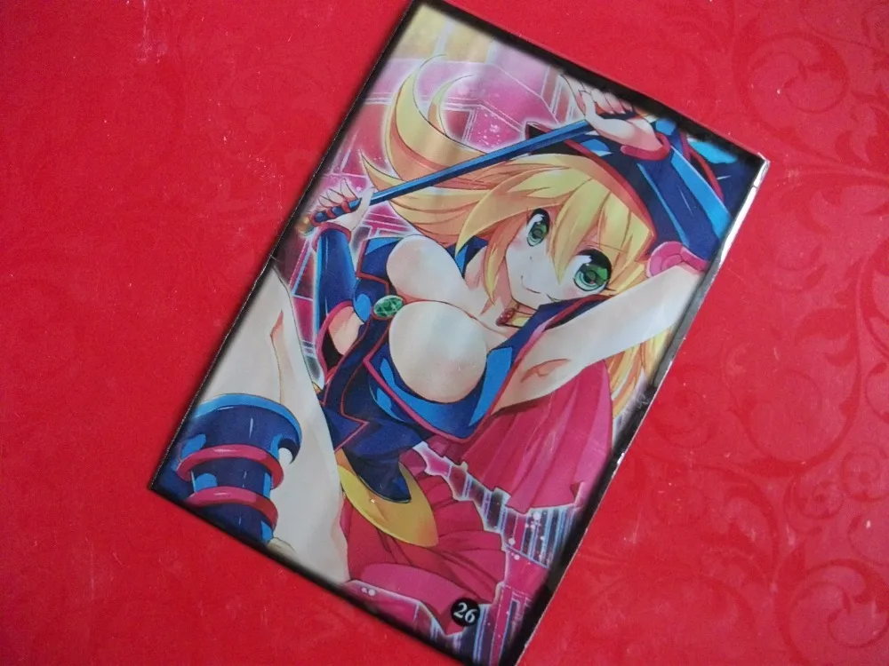 100 шт./лот 62x89 мм настольные игры аниме изображения карты рукава для японских девочек карты протектор для Yu-Gi-Oh карты