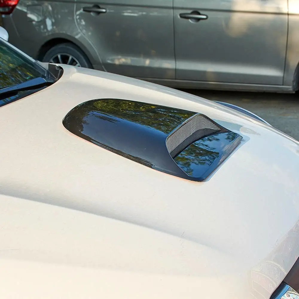 Universal Car Engine Hood Cover Car Air Flow Intake Hood Scoop Vent Bonnet Decorative Cover Decal