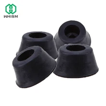 WHISM черный резиновый стул, ножки стола, защита для ног, нескользящий Чехол для мебели, мебельные накладки, круглые ножки