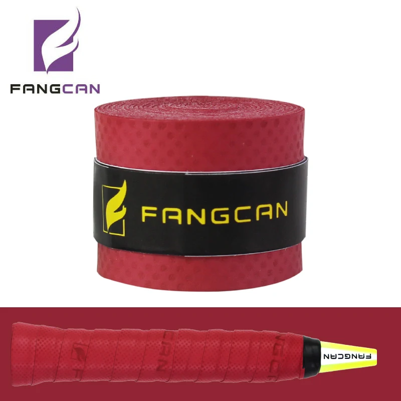 1 шт. FANGCAN Stiletto PU Grip Badminton Grip Нескользящая поглощающая пот искусственная Теннисная ракетка для бадминтона 7 цветов