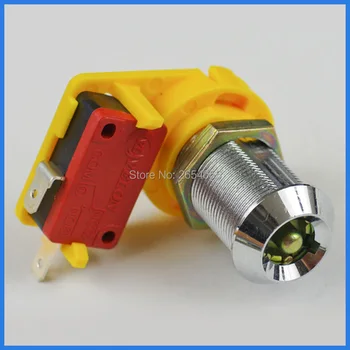 

5 pcs 32mm durable plum blossom key 2 plugs micro switch lock arcade machine lock with same keys