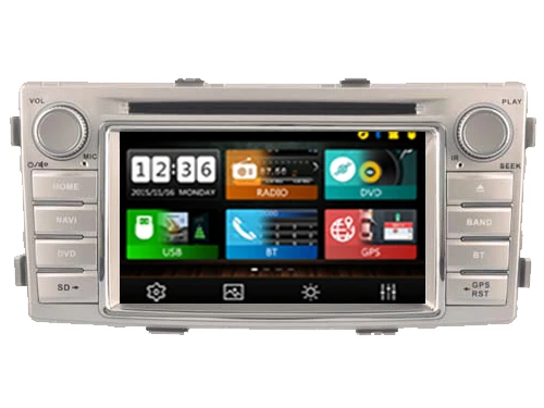 

Wince 6.0 CAR DVD PLAYER Sunplus 8288T solution FOR TOYOTA HILUX 2012-2015 Autoradio stereo multimedia player bluetooth gps