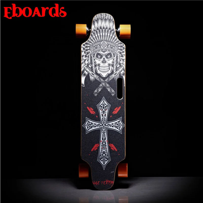 Два двигателя концентратора Powerboard 4 колеса электрический скейтборд Скутер