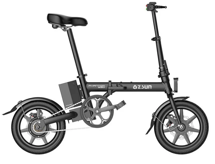 Excellent Lithium Electric Folding Electric Bicycle 12 inch 36V One Wheel Adult Mini ortable 3