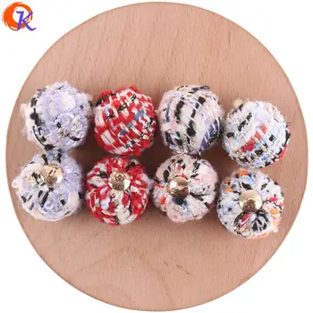 

Cordial Design 20MM 50Pcs/Bag Jewelry Accessories/DIY Jewelry/Fabric Bead/Ball Shape/Hand Made/Embellishments/Earring Findings