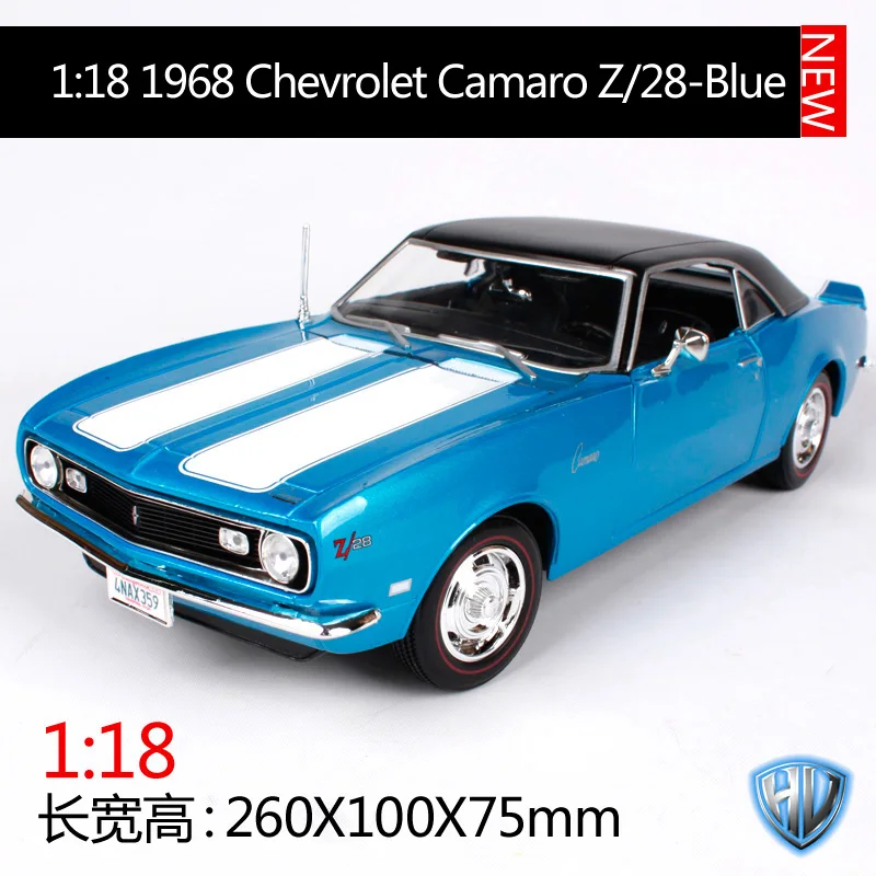 Maisto 1:18 1968 Chvrolet Camaro Z/28 Muscle старая модель автомобиля литая под давлением модель автомобиля игрушка Новинка в коробке 31685 - Цвет: 31685