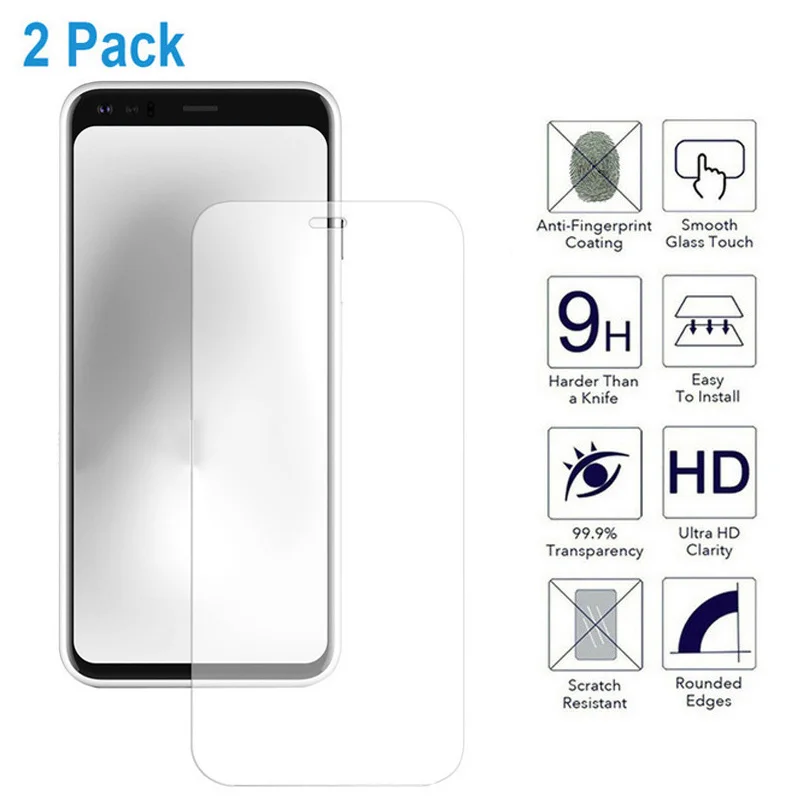 2 шт./лот 2.5D Закаленное стекло для Google Pixel 4 защита экрана размера XL стеклянная