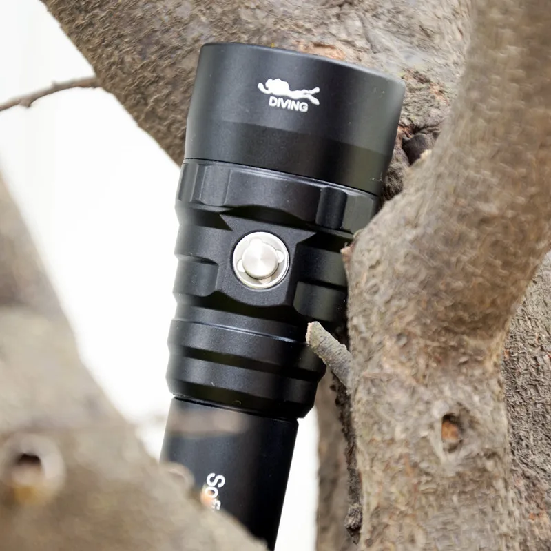 Sofirn SD02A мощный светодиодный светильник для подводного плавания 18650 Cree XPL 1050LM светодиодный фонарь светильник 3 режима тактический фонарь
