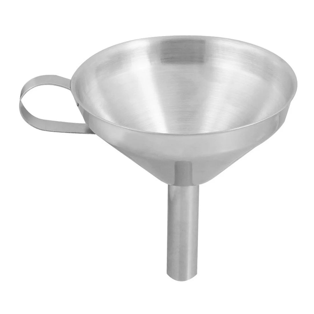 

SOSW-4.1" Mouth Diameter Silver Tone Stainless Steel Laboratory Kitchen Measure Filter Funnel
