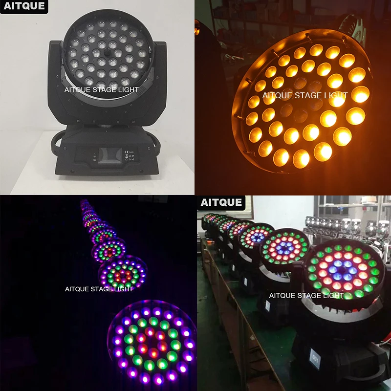 

20lot Pro stage equipment moving heads wash 36x18 uv led moving head light 18w led moving head 6in1 wash light