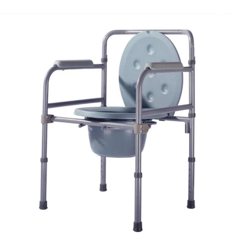 

Health care bath chair bedside adjustable commode chair for elderly and pregnant women