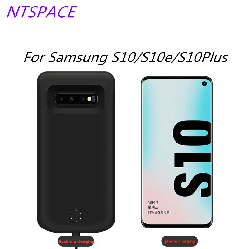 Расширенный чехол для батареи телефона для samsung S10 Plus резервный аккумулятор чехол для samsung S10/S10e портативный Банк питания зарядный чехол