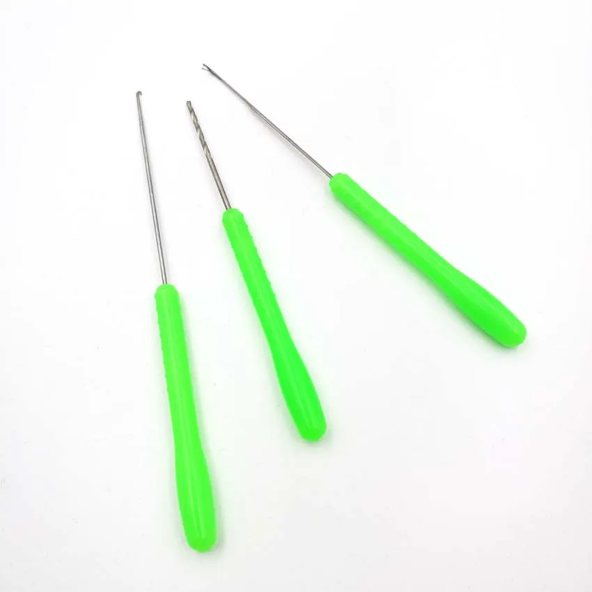 

One Set 3PCS Carp Fishing Rigging Tool Boilie Needle Drill Hook Rig Making Kits Fishing other Accessory for Fishing Bait