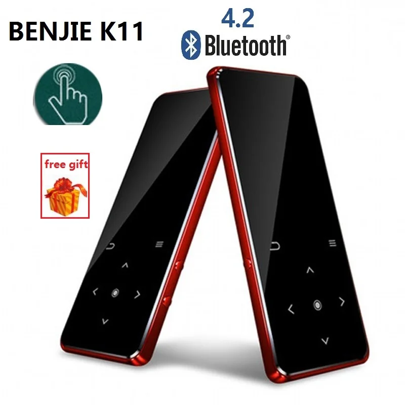 BENJIE K11 MP4 MP3 музыкальный плеер 2 4 дюйма IPX4 водонепроницаемый HIFI без потерь