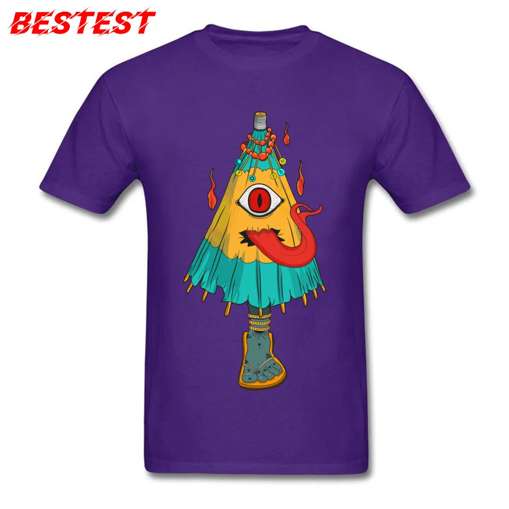Retro Kasa Obake Classic Short Sleeve Top T-shirts Summer Fall O Neck 100% Cotton T Shirt for Men Tops T Shirt Design Kasa Obake purple