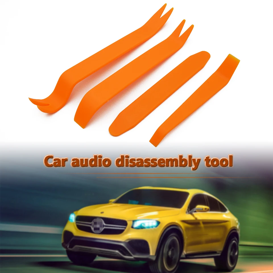 NWIEV 4 шт. автомобиля аудио двери инструмент для удаления Ford Focus 2 3 VW Passat B6 B5 B7 B8 Toyota Avensis Skoda Rapid Fabia