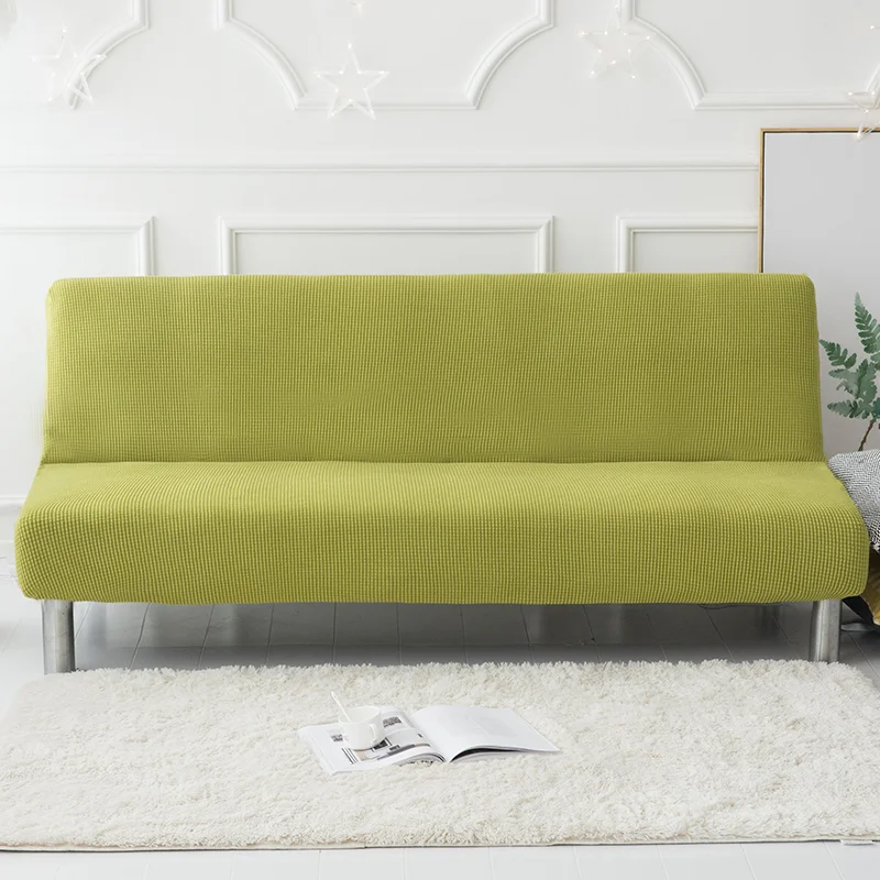 Плюшевая кровать крышка кукурузные зерна плотный эластичный диван Чехол для дивана, для офиса без подлокотника складной диван-кровать 160-190 см