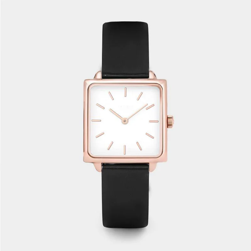 Reloj mujer классические Брендовые женские часы модные квадратные кожа, женские часы кварцевые наручные часы женские часы montre femme - Цвет: YCS000132J