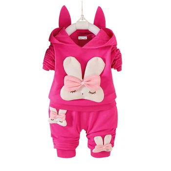

Toddler Girl Clothing 2017 Spring Autumn Girls Clothes Set T-shirt+Pants 2pcs Kids Clothes Girls Sport Suit Children Clothes