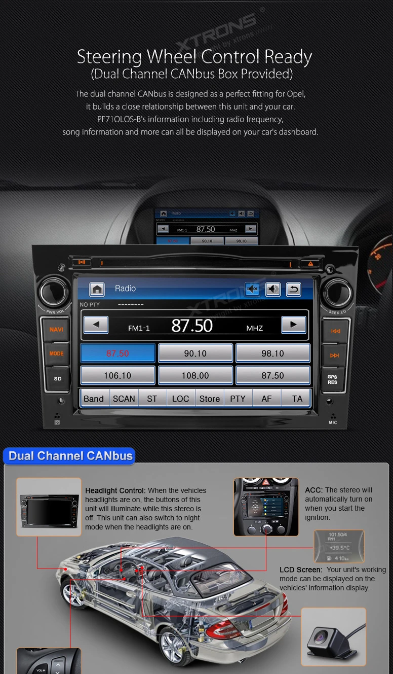 Sale 7" Touch Screen Car DVD for Opel/Vauxhall Corsa (D) 2006-2011 & Zafira (B) 2005-2012 & Vivaro 2006-2010 & Vectra 2005-2008 7