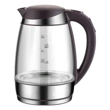 Стеклянный электрический чайник, бытовая изоляция, 304 нержавеющая сталь, кипяток