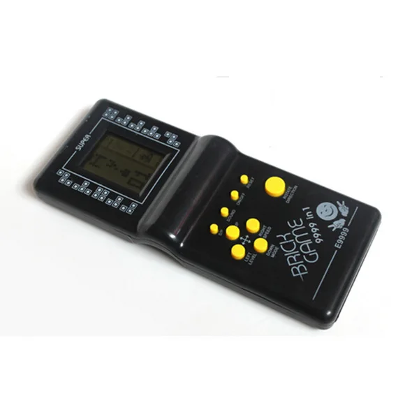 Классическая игра Ручной ЖК электронные игры игрушка Ностальгический случайный цвет пластиковые игрушки для детей Дети интеллектуальная игра машина