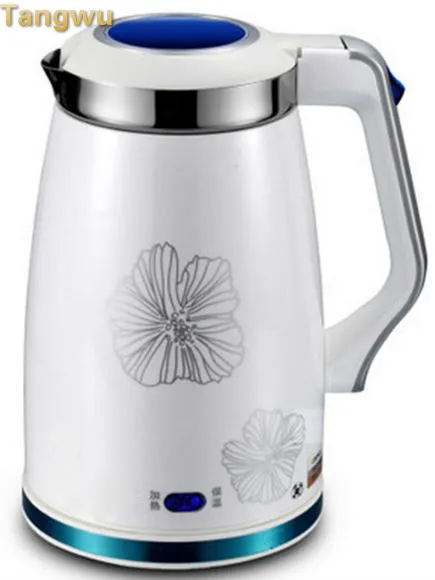 

Free shipping Electric kettle full stainless steel heat preservation