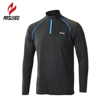 Новинка, ARSUXEO, мужские футболки для бега, футболка с длинным рукавом, быстросохнущая, для тренировок, Джерси, спортивная одежда, для тренировок, для спортзала, футболка