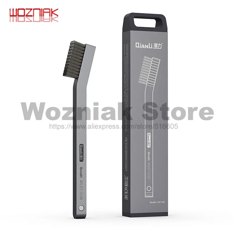 QIANLI для iPhone A8 A9 A10 A11 cpu NAND HDD IC Поворотная арматура+ чистая стальная щетка ручной комбинированный инструмент чип зажим