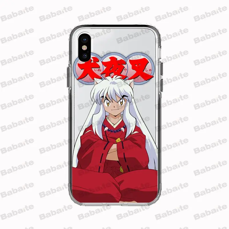 Babaite аниме Inuyasha чехол для телефона для iPhone X XS XR XSMax 7 7plus 8plus 6 6S Plus 5 5S SE 5c11 11pro 11promax