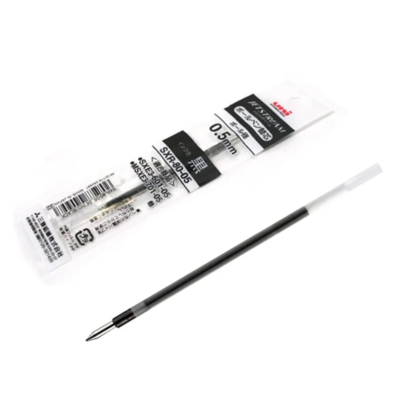 Uni SXR-80-07 Refills for MSXE5-1000-07 Ballpoint Pen 0.7 mm-4 colors packed (Each color one Piece) 4