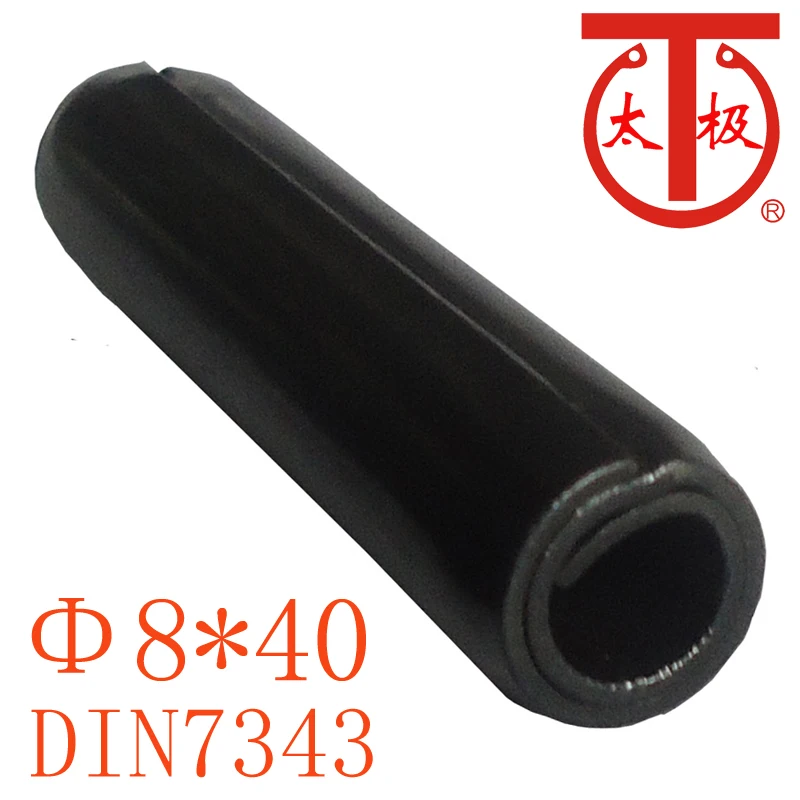 

(8*40) DIN7343 / ISO8750 Spiral spring pin ( Coiled pin ) 50 pieces/lot