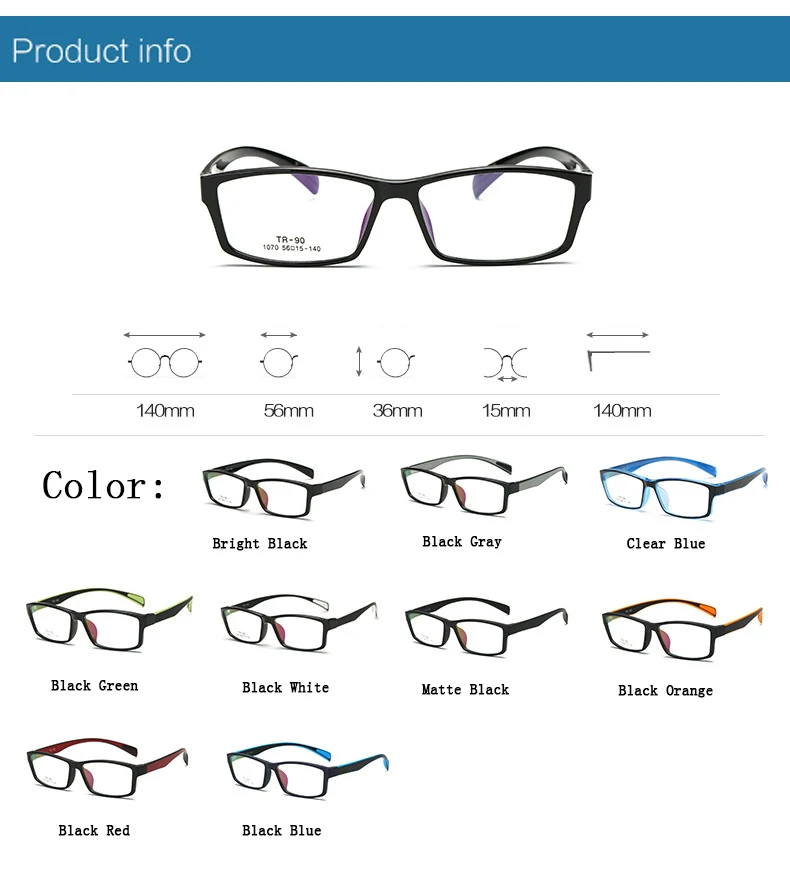 TR90 умные прогрессивные многофокальные очки для чтения, лупа для женщин и мужчин, очки для близорукости, 9 цветов, новинка L3
