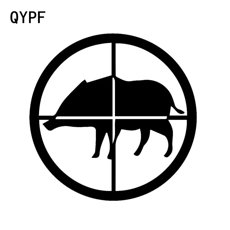 QYPF 14 3 см * креативные наклейки для охоты на животных стрельбы дикого кабана