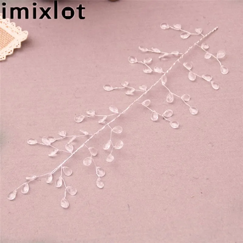 

Imixlot 1 Pc Crystal Beads Branch Artificial Flowers Wedding Party Decorations Christmas Collage DIY Home Supplies
