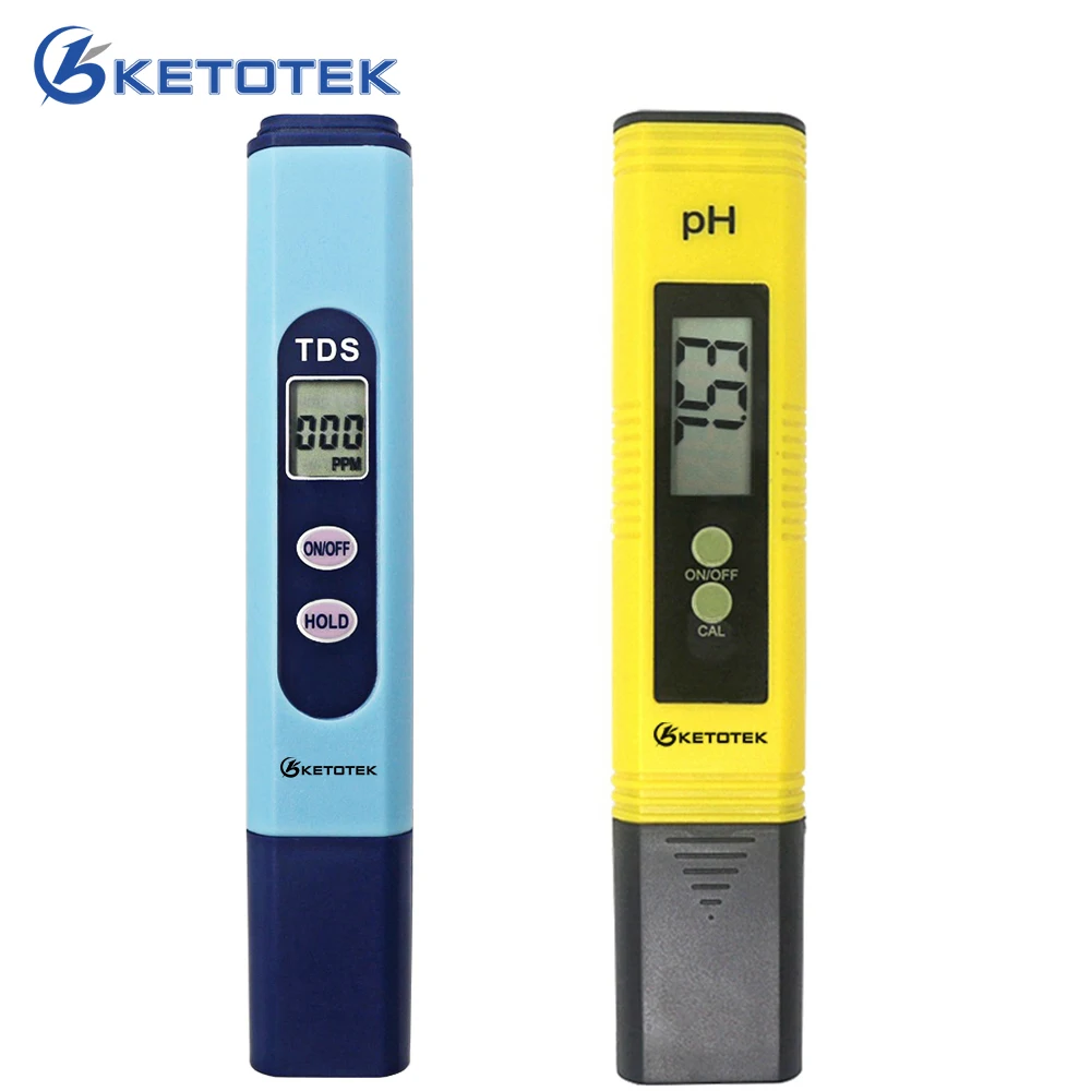 

Digital PH Meter Automatic calibration and TDS Tester Titanium probe for Aquarium Pool Water Wine Drink Food Quality Analyzer